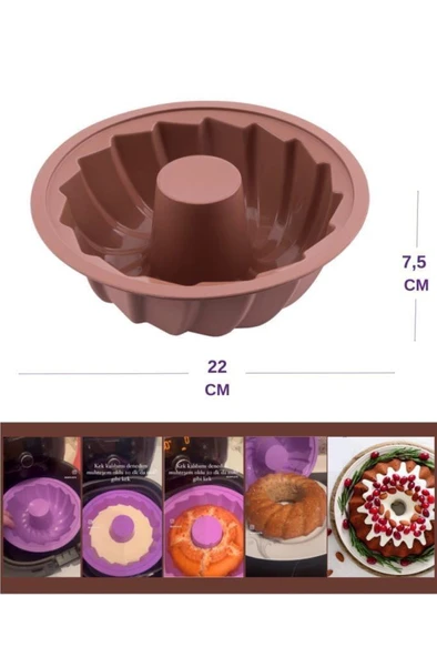 Onikiden Airfryer Yanmaz Kek Kalıbı 22 Cm, Hava Fritözleriyle Uyumlu - Sl14 ürün görseli 1