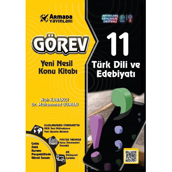 Armada Yayınları Görev 11. Sınıf Türk Dili ve Edebiyatı Yeni Nesil Konu Kitabı ürün görseli 1
