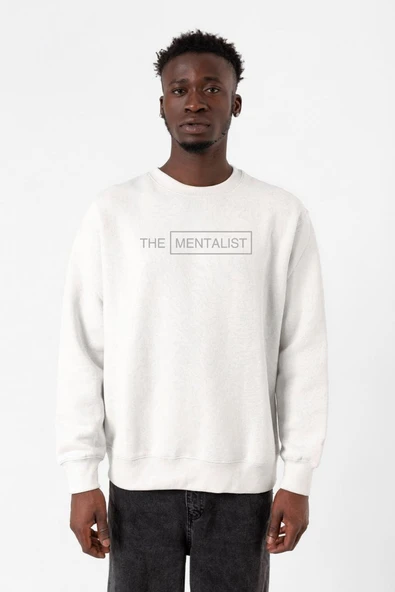 The Mentalist Lettern Beyaz Erkek 2ip Sweatshirt ürün görseli 1