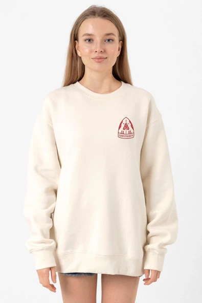 Top Gun Maverick Ghostrider Ekru Kadın 2ip Sweatshirt ürün görseli 1