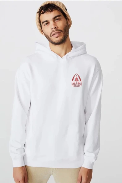 Top Gun Maverick Ghostrider Beyaz Erkek 3ip Kapşonlu  Sweatshirt ürün görseli 1