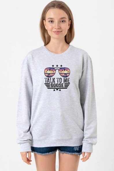 Top Gun Talk To Me Goose Grimelanj Kadın 2ip Sweatshirt ürün görseli 1