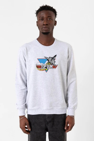 Top Gun Vintage Jet Stars Karmelanj Erkek 2ip Sweatshirt ürün görseli 1
