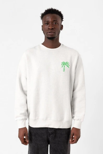Wwe Anoai Wrestling Family Beyaz Erkek 2ip Sweatshirt ürün görseli 1