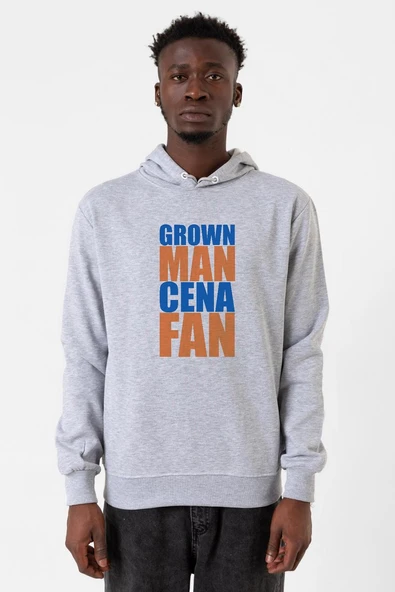 Wwe Grown Man Cena Fan Grimelanj Erkek Kapşonlu 3ip Sweatshirt ürün görseli 1