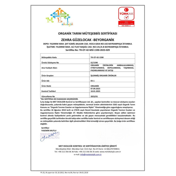 Organik Elma Sirkesi 500 ml - Resim 2
