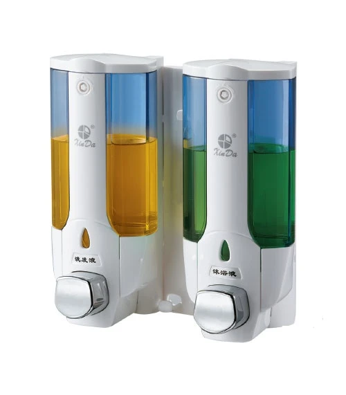 Xinda ZYQ138SB Sıvı Sabun ve Şampuan Dispenseri 2'li Beyaz 380 ml ürün görseli 1