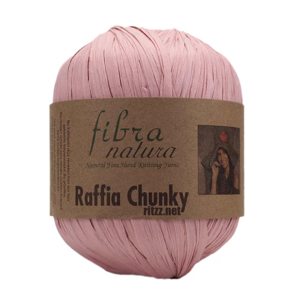 Fibra Natura Raffia Chunky 114-04 Pudra ürün görseli 1