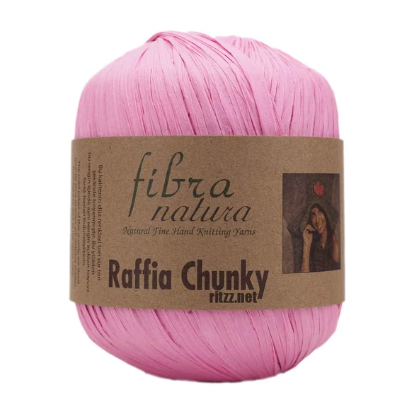 Fibra Natura Raffia Chunky 114-05 Pembe ürün görseli 1