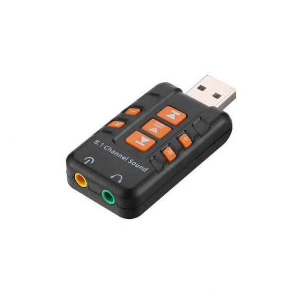 8.1 USB Ses Kartı Virtual Sound 3D - Usb Harici Ses Kartı Chipli Versiyon ürün görseli 1