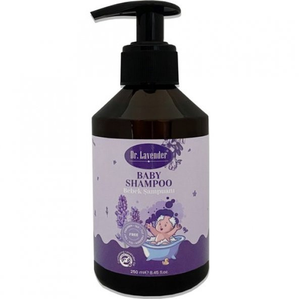 Dr. Lavender Lavanta Yağlı Bebek Şampuanı 250 ml Katkısız Saf Rahatlatıcı Lavanta Yağlı Bebek Şampuanı ürün görseli 1