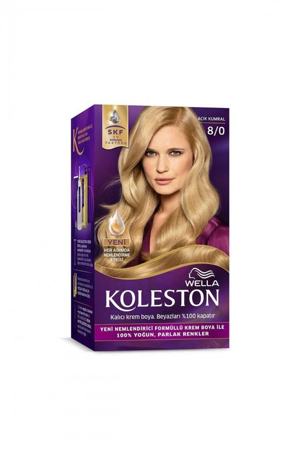 Koleston Kit Saç Boyası-8-0 Açık Kumral ürün görseli 1