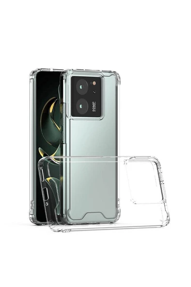 Mi 13T Pro Kılıf Şeffaf Lüx Ultra Koruma Silikon ürün görseli 1