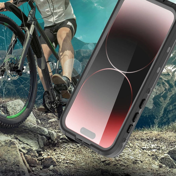 iPhone 15 Pro Kılıf 1-1 Su Geçirmez - Resim 9
