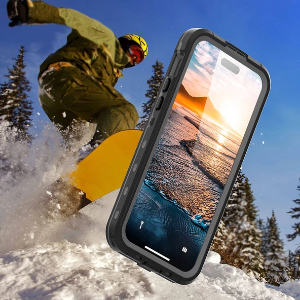 iPhone 15 Kılıf 1-1 Su Geçirmez - Resim 3
