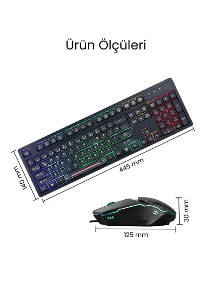 PTTAVM: Concord Chocolate Style Işıklı Rgb Gaming Oyuncu Türkçe