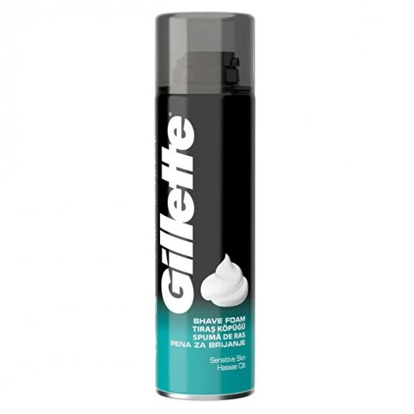 Gillette Tıraş Köpüğü Hassas 200 ml ürün görseli 1