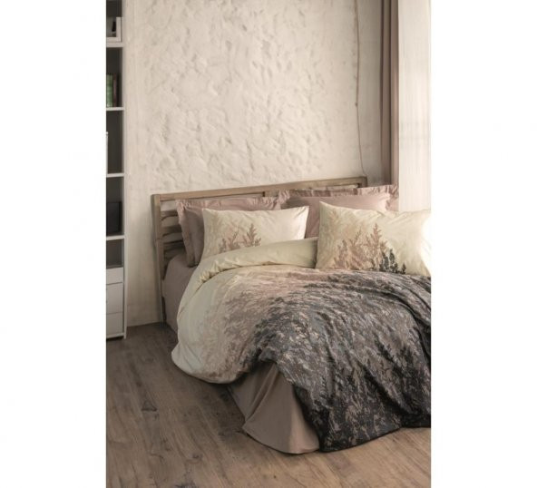 Cotton Box Dual Tek Kişilik Nevresim Takımı Lindon Bej ürün görseli 1