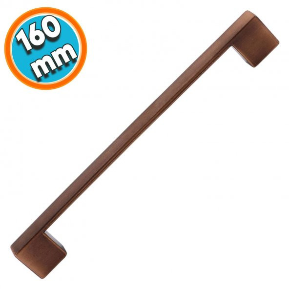 Mutfak Kulpu Çekmece Dolap Kapak Kulbu Antik Bakır Metal Kulp 160 mm Mobilya Dolabı Kulpları ürün görseli 1