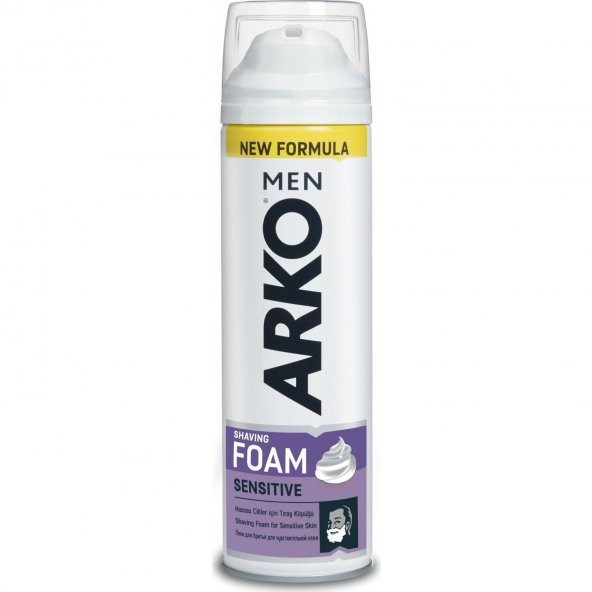 Arko Men Tıraş Köpüğü Sensitive 200 ml 3 Adet ürün görseli 1
