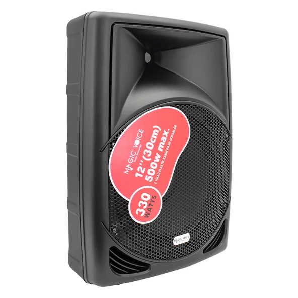 Magicvoice MV-3412 30 Cm 500 Watt 12'' Plastik Kabin Pasif Hoparlör ürün görseli 1