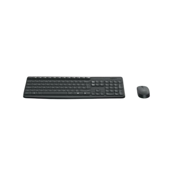 Logitech MK235 Kablosuz Klavye-Mouse Set Gri - Resim 2