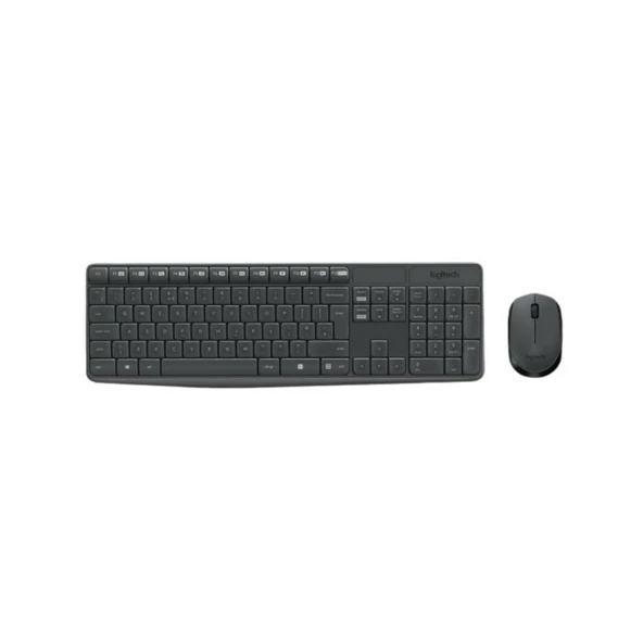 Logitech MK235 Kablosuz Klavye-Mouse Set Gri ürün görseli 1