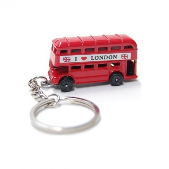 Metal Anahtarlık Londra Otobüs London Bus ürün görseli 1