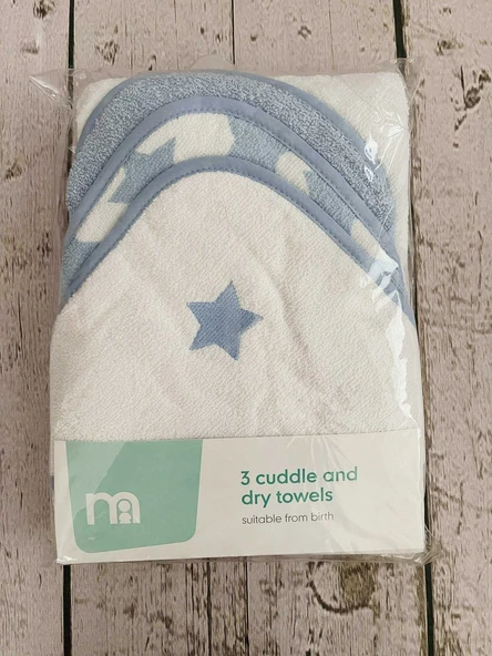 Yıldız 3'lü Havlu Kundak Seti ürün görseli 1
