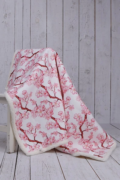 DalÇiçek Bebek Battaniyesi Kalın Koyun Tüyü Battaniye ürün görseli 1