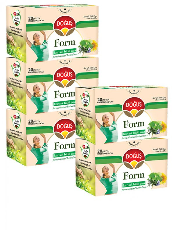 FORM KARIŞIK BİTKİ ÇAYI 20 SÜZEN POŞET (30 gr), 5 ADET ürün görseli 1