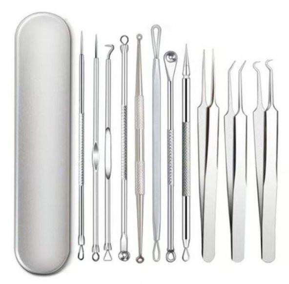 Zhltools 11 Parça Siyah Nokta Temizleyici Cilt Bakım Komedon Seti Kutulu ürün görseli 1