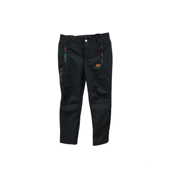Siyah Softshell Pantalon İçi Polarlı Gizli Fermuarlı ürün görseli 1