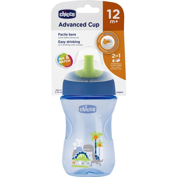 Chicco Chicco Pipetli Eğitim Bardağı 12+ Erkek - Resim 2