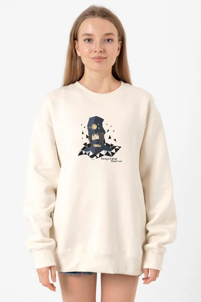 Boogiepop Phantom Yin Yang Ekru Kadın 2ip Sweatshirt ürün görseli 1