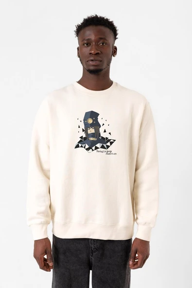Boogiepop Phantom Yin Yang Ekru Erkek 2ip Sweatshirt ürün görseli 1