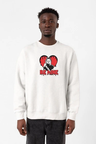 Be Mine Michael Myer Beyaz Erkek 2ip Sweatshirt ürün görseli 1