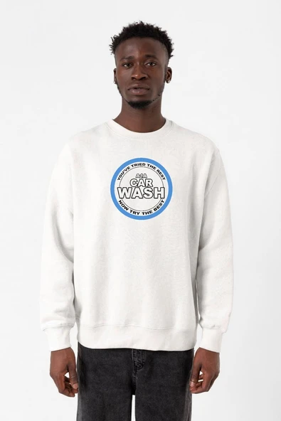 Breaking Bad A1A Car Wash Beyaz Erkek 2ip Sweatshirt ürün görseli 1