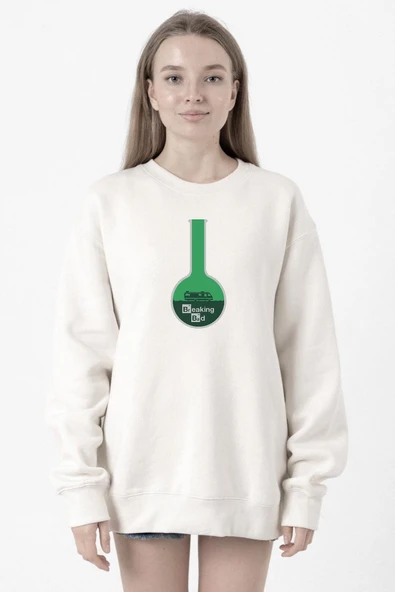 Breaking Bad Merch Beyaz Kadın 2ip Sweatshirt ürün görseli 1