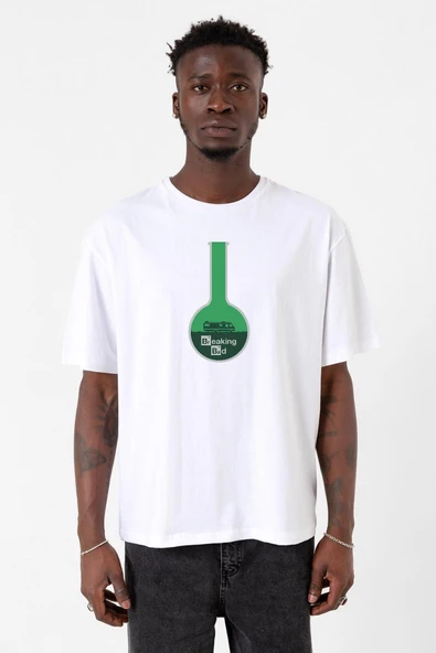 Breaking Bad Merch Beyaz Erkek Oversize Tshirt ürün görseli 1