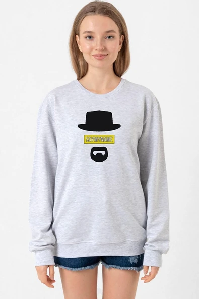 Breaking Bad Yellow Say My Name Head Grimelanj Kadın 2ip Sweatshirt ürün görseli 1