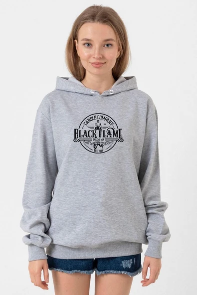 Candle Company Black Flame Grimelanj Kadın 3ip Kapşonlu Sweatshirt ürün görseli 1