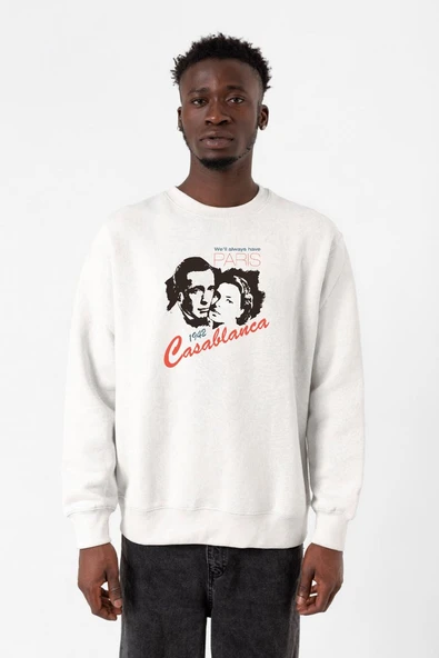 Casablanca We'll Always Have Beyaz Erkek 2ip Sweatshirt ürün görseli 1
