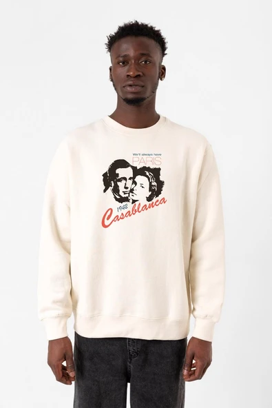Casablanca We'll Always Have Ekru Erkek 2ip Sweatshirt ürün görseli 1