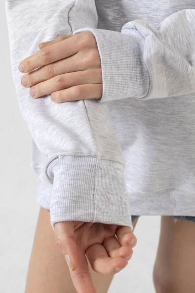 Casablanca Insıde A Barcode Grimelanj Kadın 2ip Sweatshirt - Resim 4