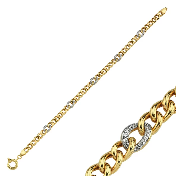 Altın Bileklilk 14K Gold Halat Tasarım ürün görseli 1