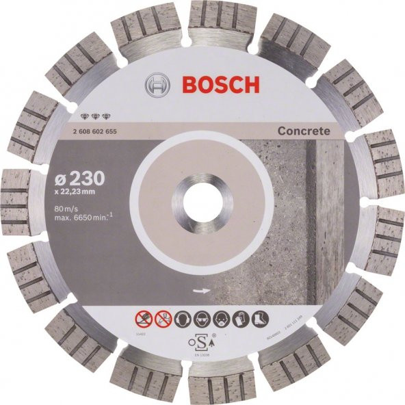 Elmas Kesme Disk BFConcrete 230*22,23mm ürün görseli 1