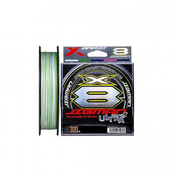 YGK Jigman Ultra PE X8 300m 80LB 0,370mm ürün görseli 1