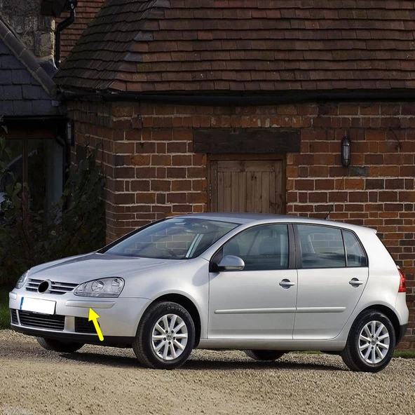 VW Golf MK5 2004-2008 Ön Tampon Sol Köşe Bandı Plastik Çıta 1K0807655A ürün görseli 1