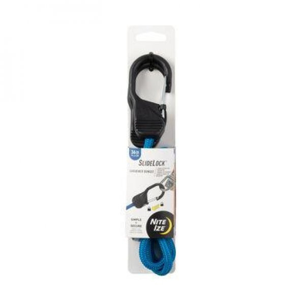 Nite İze Slidelock Kilitli Karabina Bungee Gergi Lastiği Mavi 91 Cm ürün görseli 1